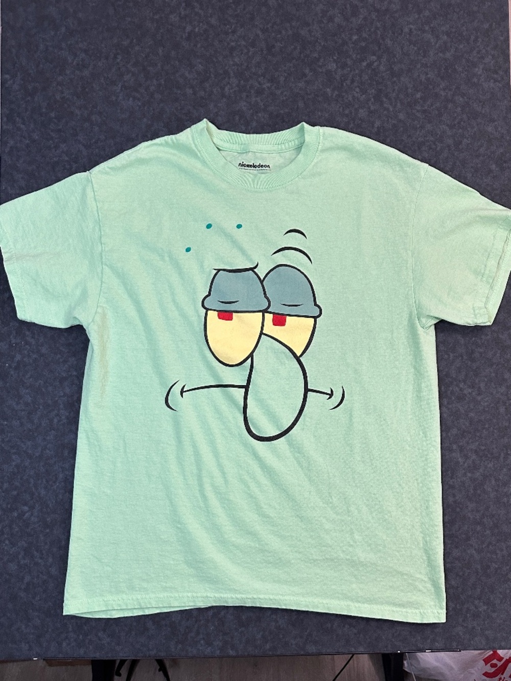Nickelodeon Spongebob SquarePants Squidwardd T Shirt Size Large